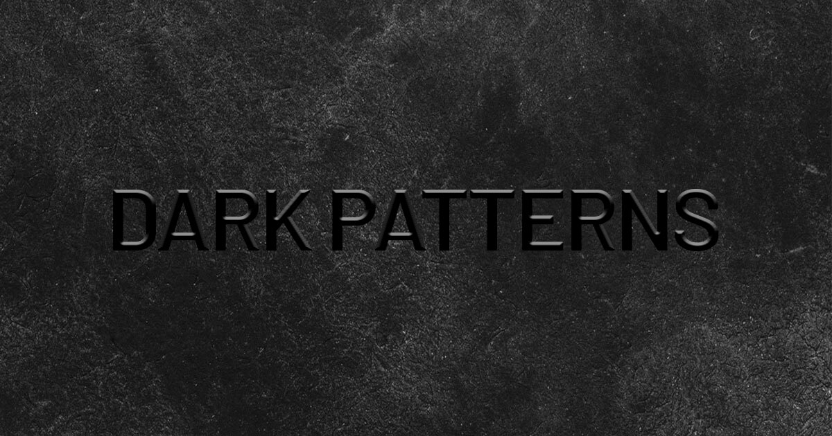 dark patterns